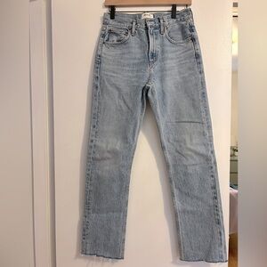 AGOLDE Light Wash Denim Jeans